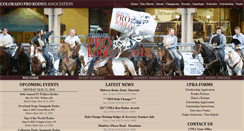 Desktop Screenshot of coloradoprorodeo.com